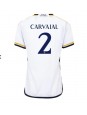 Real Madrid Daniel Carvajal #2 Domácí Dres pro Dámské 2023-24 Krátký Rukáv